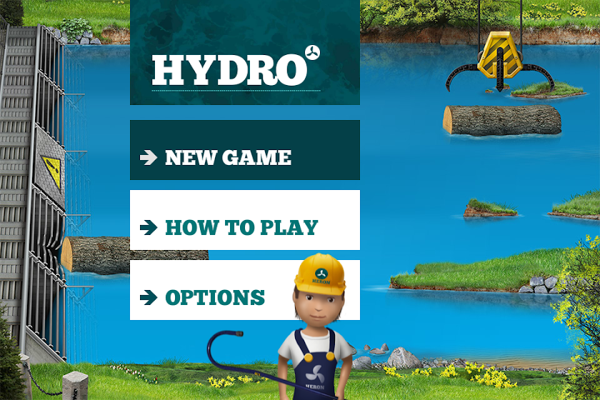 Hydro Game Screen 1