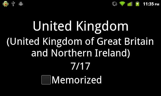 National Flag Cards(207 flags) Screenshots 3