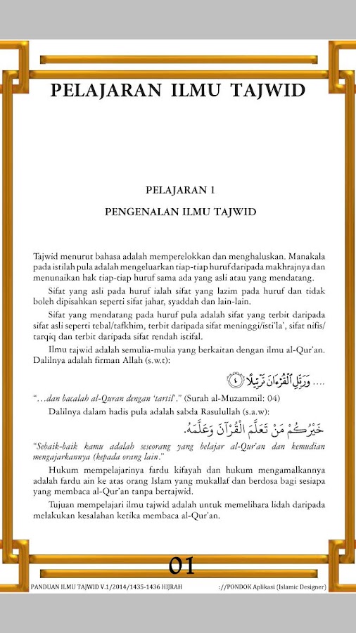 Belajar Tajwid Alquran Lengkap Dan Contoh