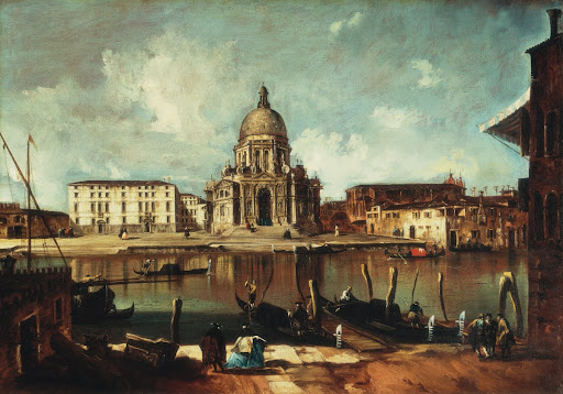 Venice, The Grand Canal with Santa Maria della Salute
