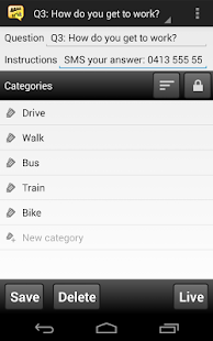 Free Download Live SMS Poll APK for Android