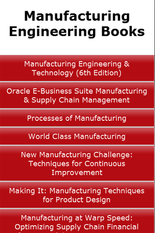 Manufacturing Engineering Book