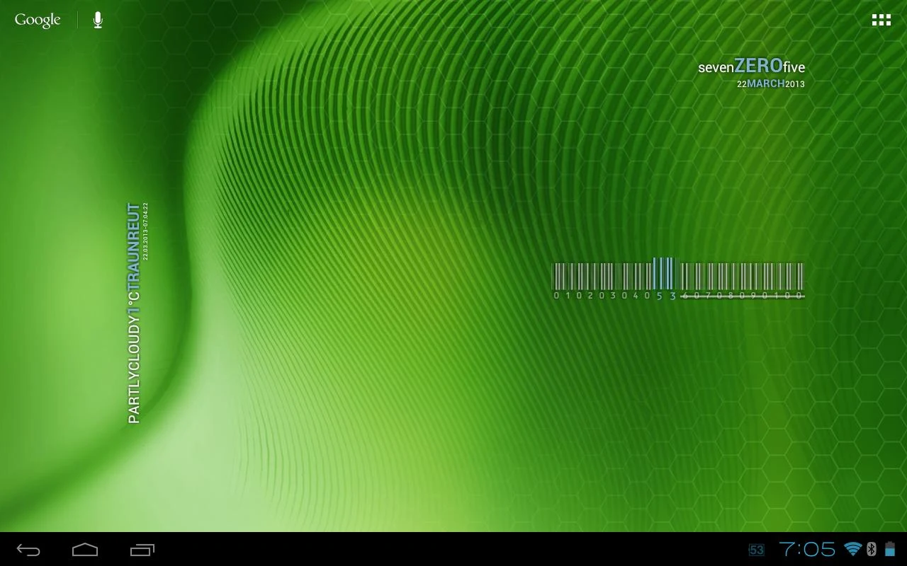 Minimalistic Text: Widgets - screenshot