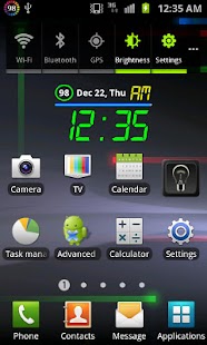 download Rainbow Battery Clock (Mini) free