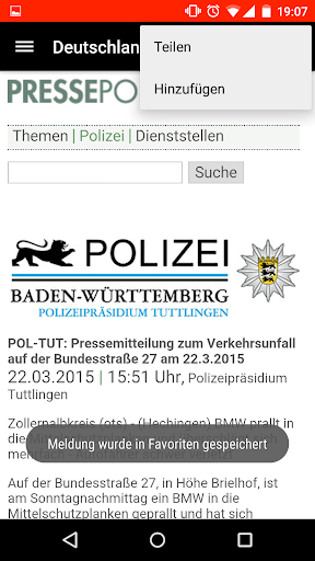 【免費新聞App】Polizeinews-APP點子