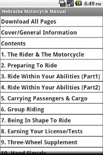 Free Nebraska Motorcycle Manual APK