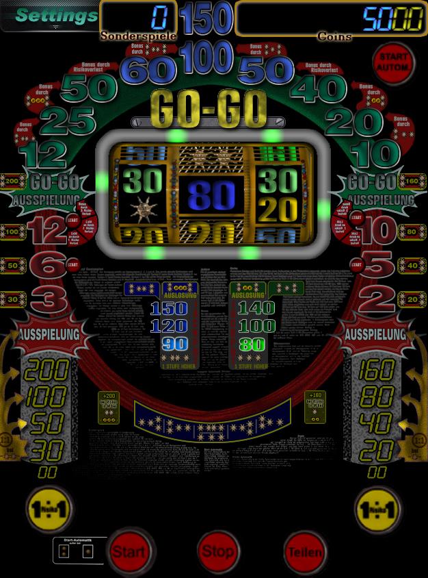 Android application "Go-Go" von Sonderspiele screenshort