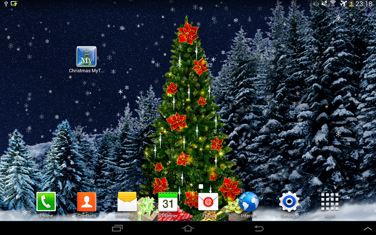 Christmas Tree Live Wallpaper - screenshot