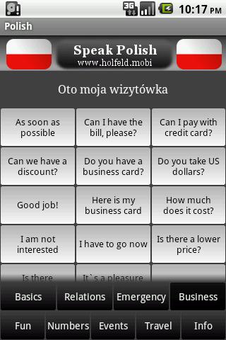 Speak Polish Screen 2