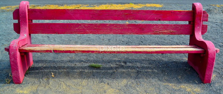 Bench by Julia Arredondo - City,  Street & Park City Parks