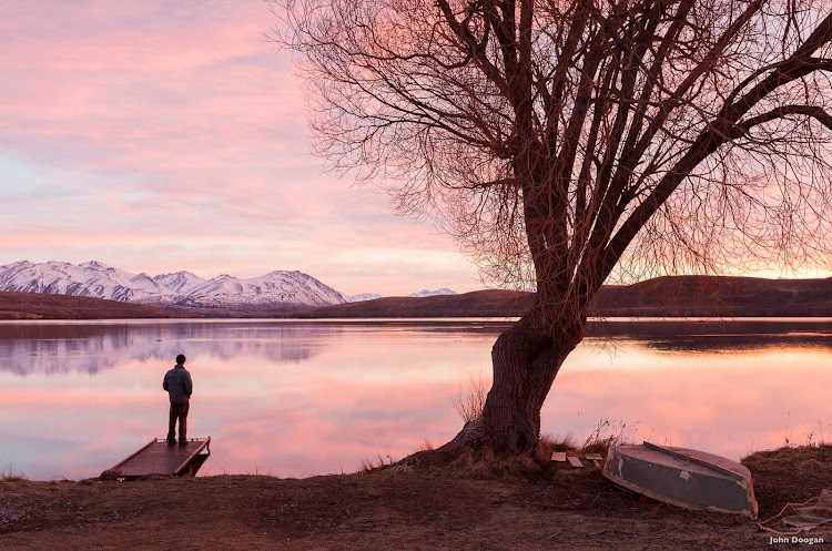 Resting between snow-capped mountains and tussock covered hills on the South Island, Lake Alexandrina inspires complete peace and tranquility. Just a short drive west from the much larger Lake Tekapo, it’s a protected sanctuary for more than 45 bird species. Rainbow trout, brown trout and salmon offer rewarding fishing here. Only kayaks and row boats are allowed on the lake, to preserve the perfect peace.