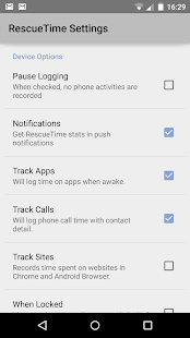 RescueTime Time Management Screenshot