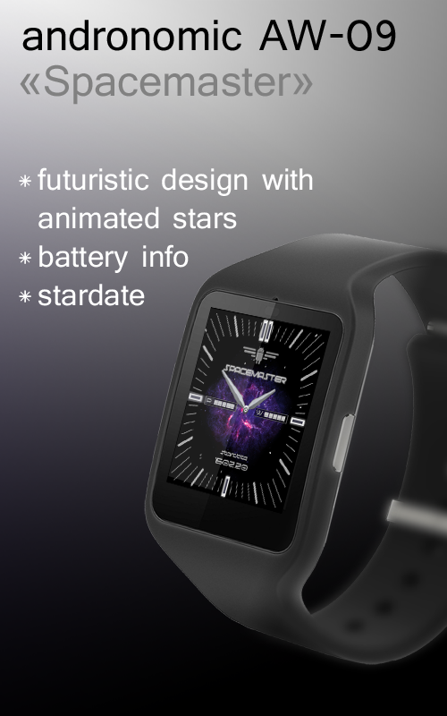 Spacemaster Watch Face AW-09 Screen 1
