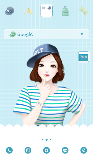 lovelygirl casual dodol theme