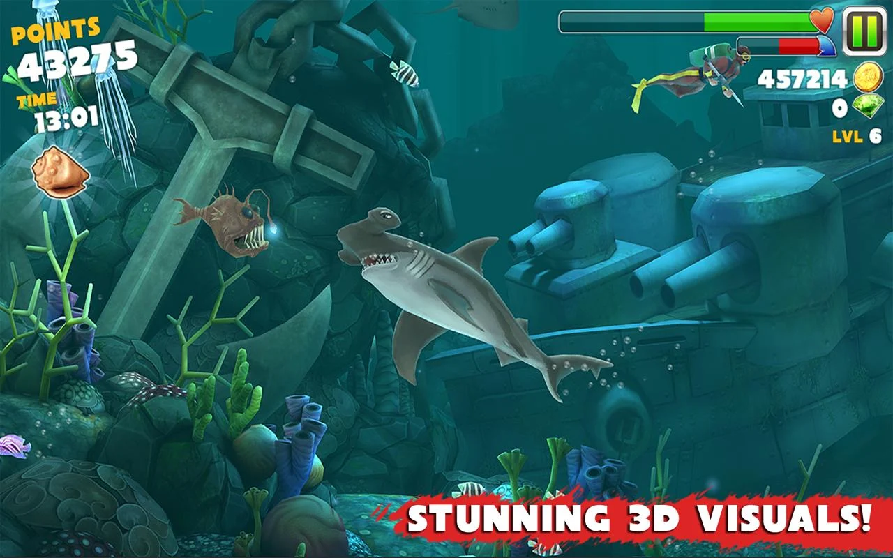 Hungry Shark Evolution - screenshot