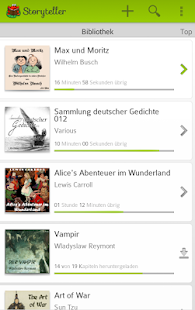 Android-Anwendung Storyteller - Audiobook Pro Screenshot