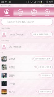 How to download Leeks26 핑크_화이트 카카오톡테마 1.0 unlimited apk for pc