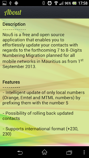 【免費通訊App】Nou5 Mauritius Contacts Update-APP點子