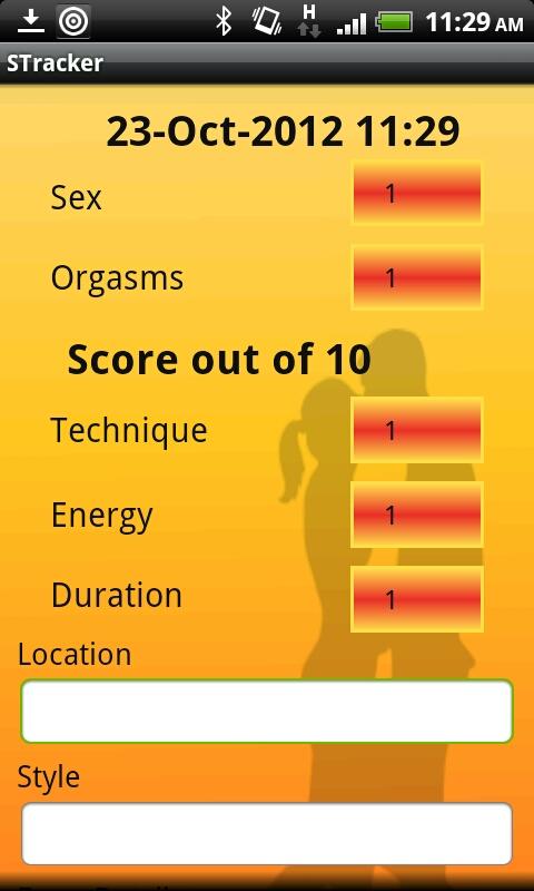 SexTracker Screen 3