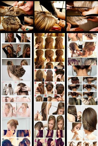 Hairstyle step by step