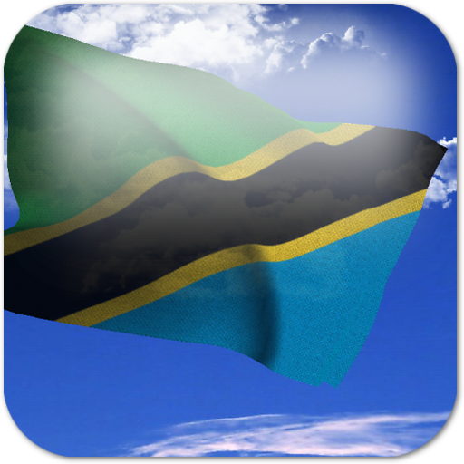 3D Tanzania Flag LWP + 個人化 App LOGO-APP開箱王