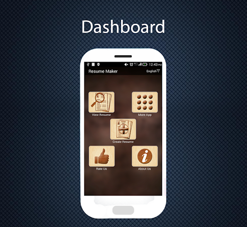 Android application Professional Resume Maker Pro screenshort