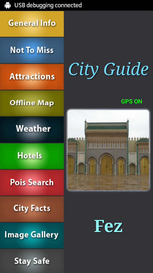 Android application Fez Offline Map Guide screenshort