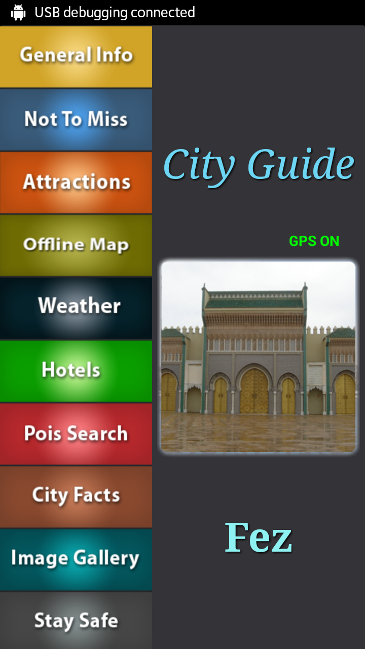 Fez Offline Map Guide Screen 1