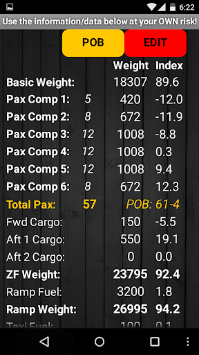 【免費生產應用App】Q400 Weight & Balance-APP點子