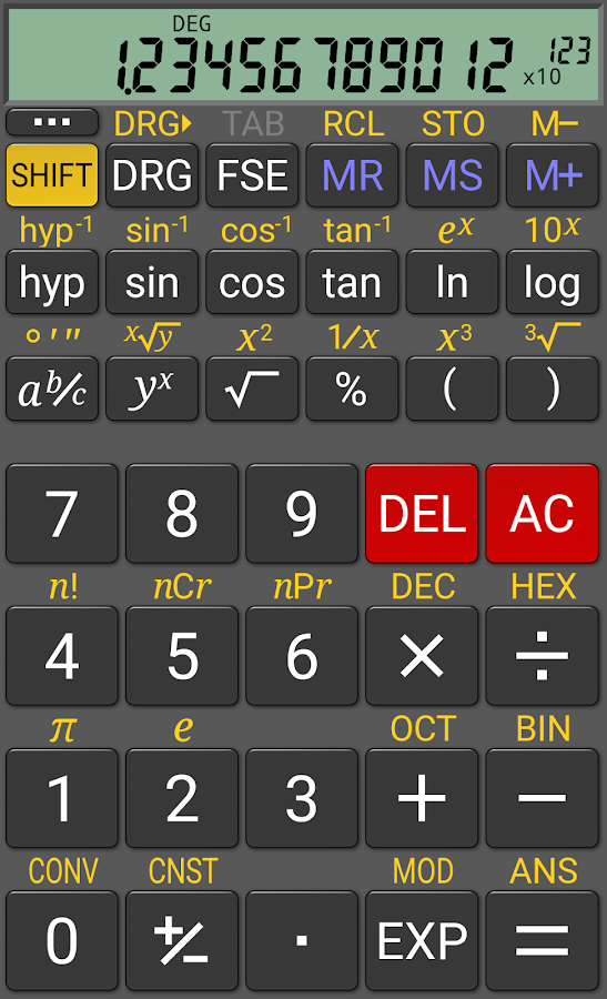 RealCalc Plus - screenshot