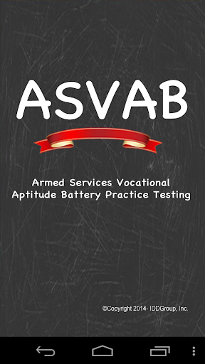 ASVAB - Armed Services Test