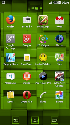 【免費個人化App】Green Tiles - Theme By Arjun-APP點子