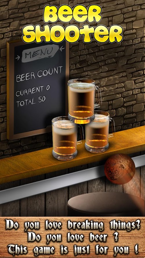 Android application Beer Shooter screenshort