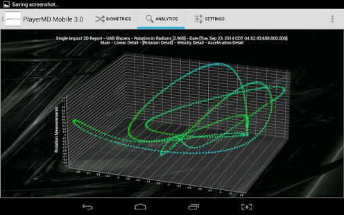 PlayerMD Biometric Platform Screenshots 13