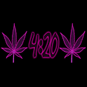 Pot Leaf 420 Pink Keyboard icon