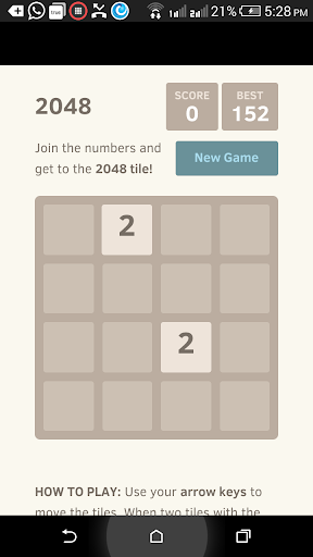 2048 Game