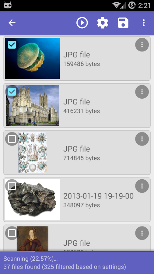DiskDigger photo recovery Android Apps on Google Play