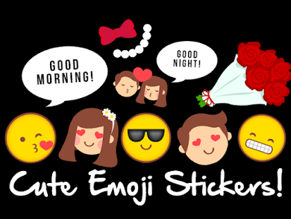 cute emoji stickers android apps on google play