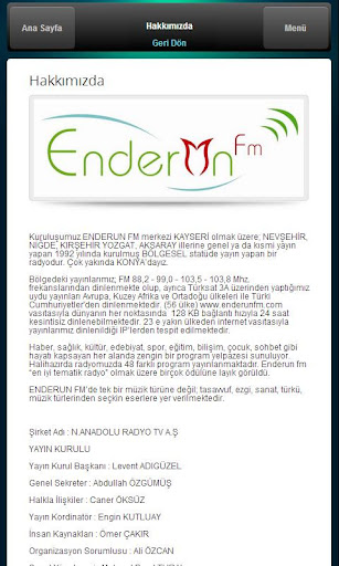 【免費媒體與影片App】Enderûn FM-APP點子