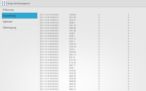 Biogasanlagen-Betriebstagebuch Screenshots 1
