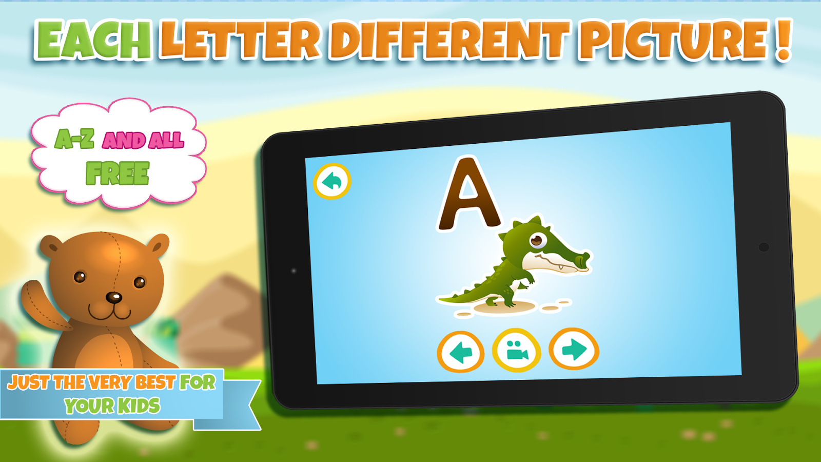    Learn alphabet & learn letters- screenshot  