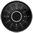 BlueDark Clock Widget 4x3 icon