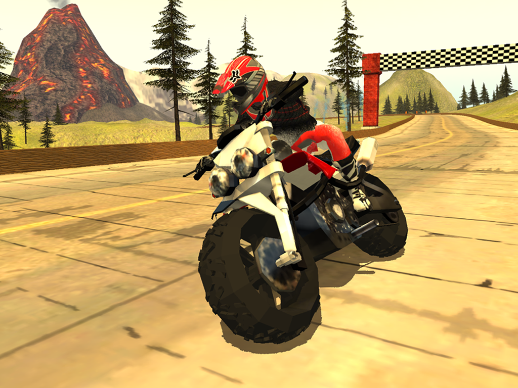 Action Bike Rider Volcano Android Apps On Google Play