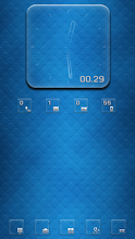 Transparent RS Clock UCCW skin APK Download for Android