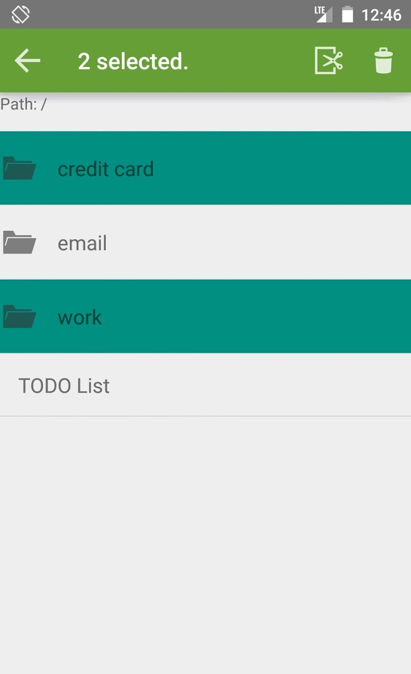 Secure Notes Screen 2