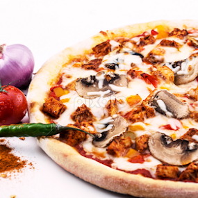 Tandoori Pizza by Avi Chatterjee - Food & Drink Meats & Cheeses