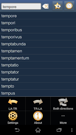 Latin Turkish dictionary