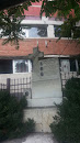 Monument in Front of the Stadium