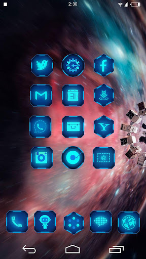 KK Launcher Interstellar Theme