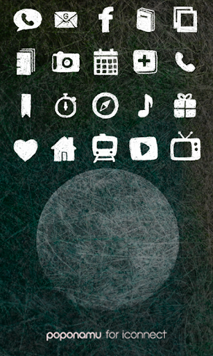 Full Moon icon Theme